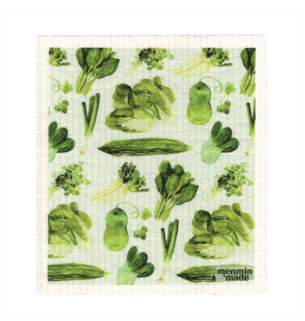 【Menmin Made】Asian Vegetable Swedish Dishcloth