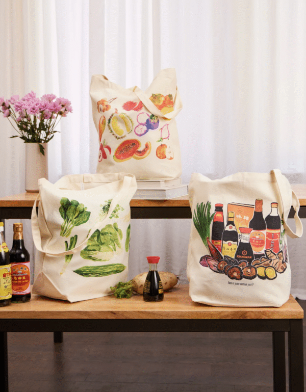 Asian Vegetable Tote Bag – Menmin Made - Google Chrome 12_22_2025 2_39_34 PM 【Menmin Made】Asian Sauces Tote Bag