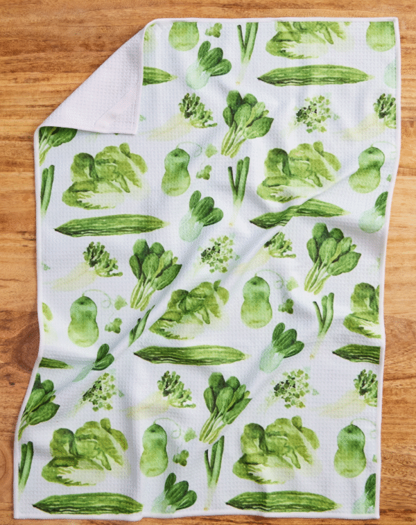 【Menmin Made】Asian Vegetable Waffle Weave Towel