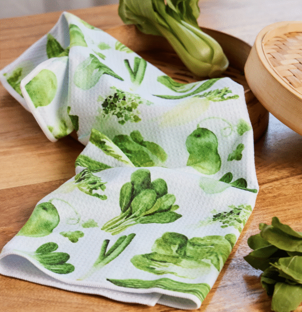 【Menmin Made】Asian Vegetable Waffle Weave Towel